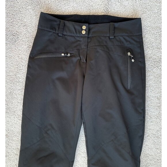 Obermeyer Ladies Insulated Black Ski Snow Pants Size 8 Style 7673 Adjustable Wai - Picture 9 of 16